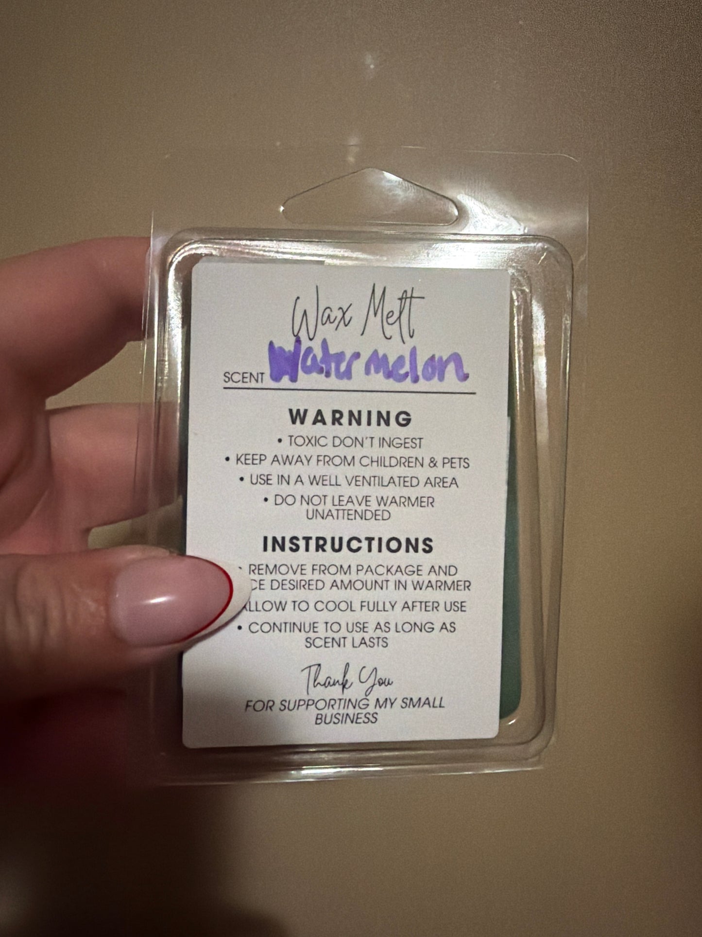 Wax melts