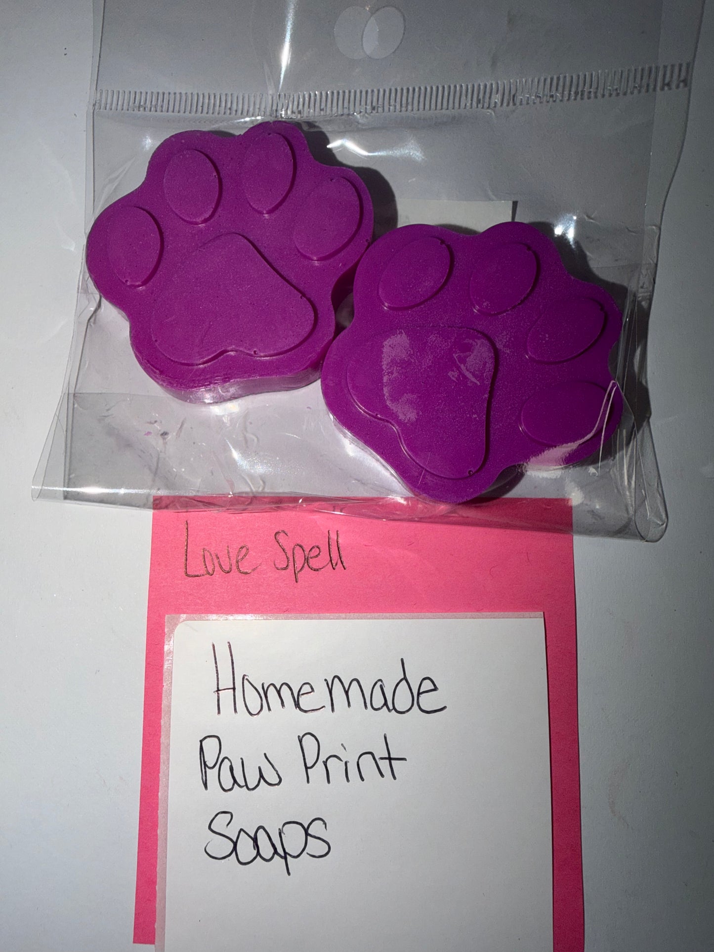 Paw Print Soap