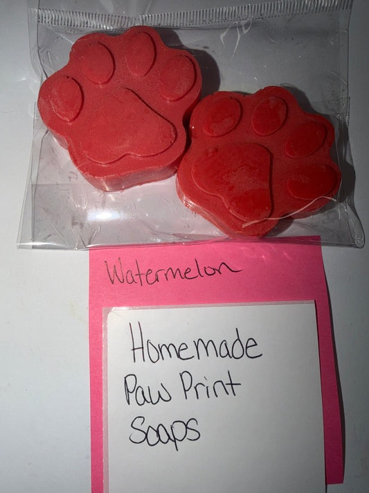 Paw Print Soap